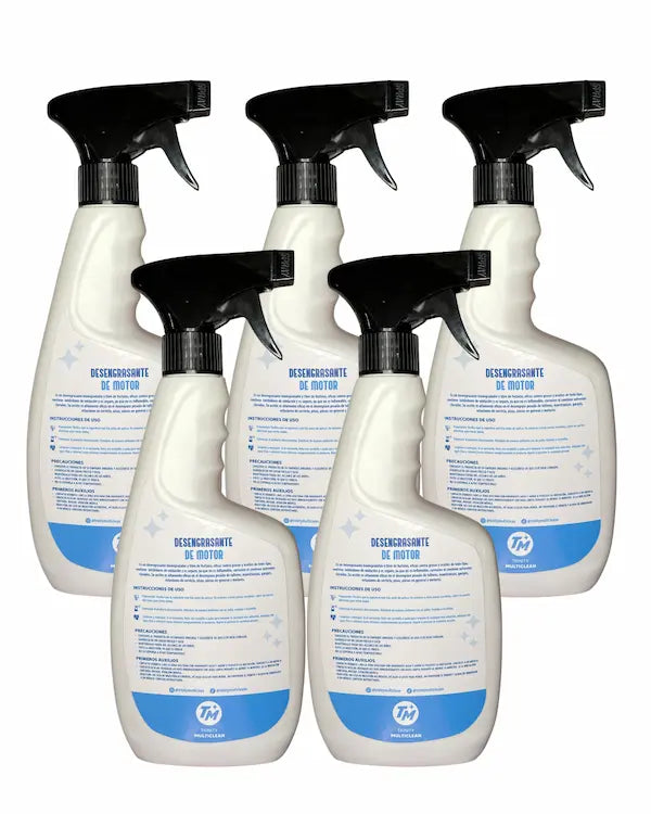 Desengrasante de motor 500 ml pack 5 unidades