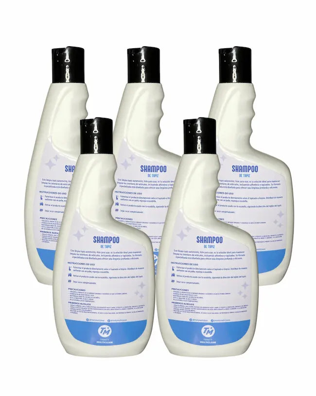 Shampoo de tapiz 500 ml pack 5 unidades