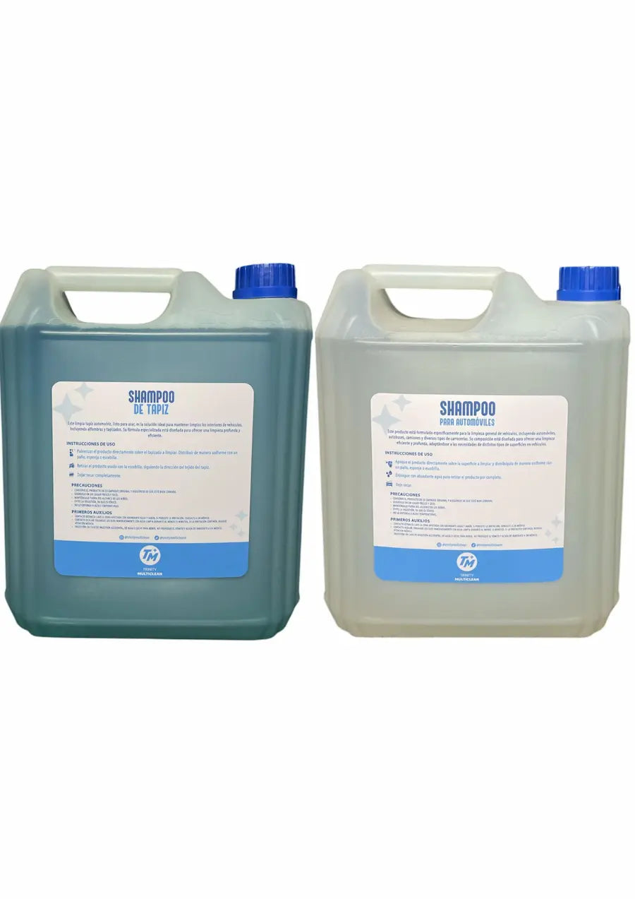 Pack Shampoo para Autos y Shampoo para Tapiz