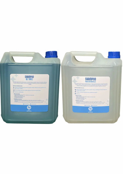 Pack Shampoo para Autos y Shampoo para Tapiz