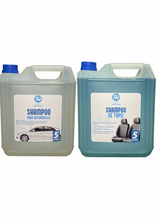 Pack Shampoo para Autos y Shampoo para Tapiz