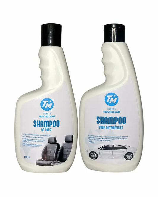 Pack Shampoo de autos con Shampoo de tapiz 500 ml