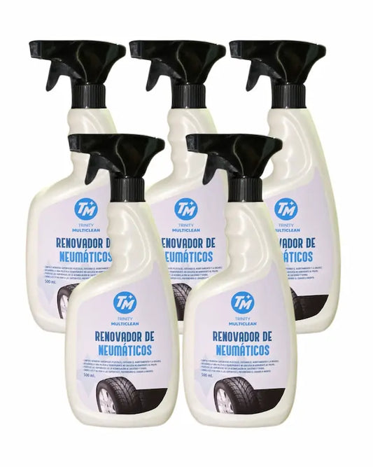 Renovador de neumáticos 500 ml pack 5 unidades