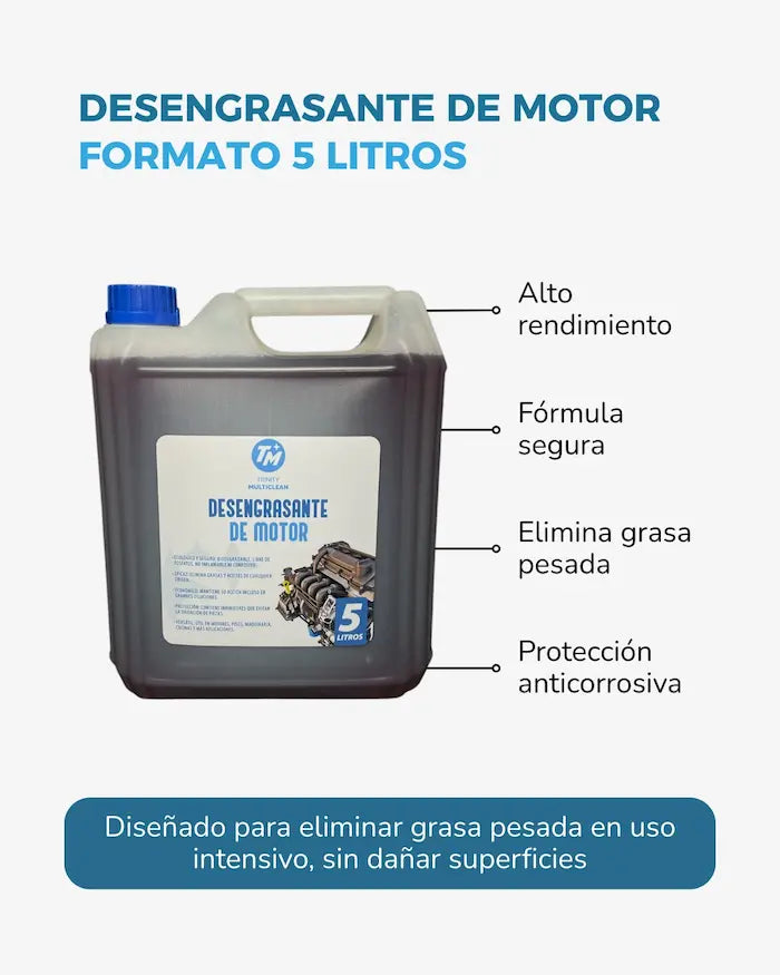 Desengrasante de motor 5 litros