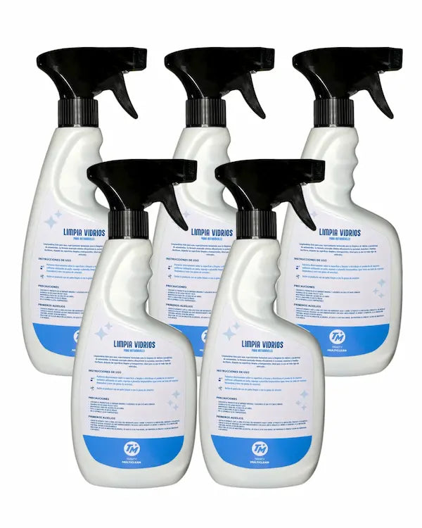Limpia vidrios 500 ml pack 5 unidades