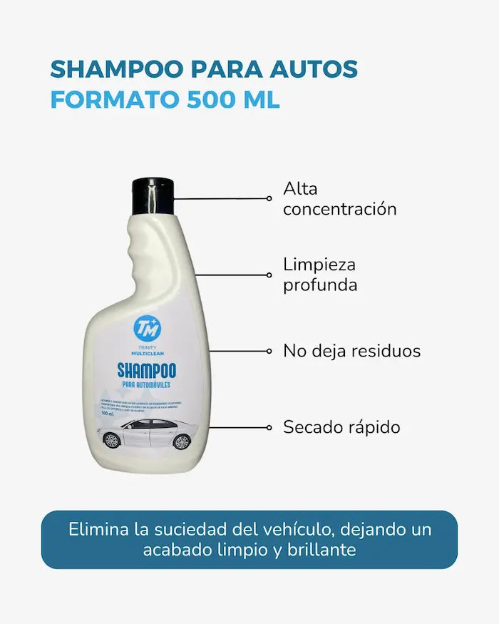 Pack de limpieza automotriz Trinity Multiclean
