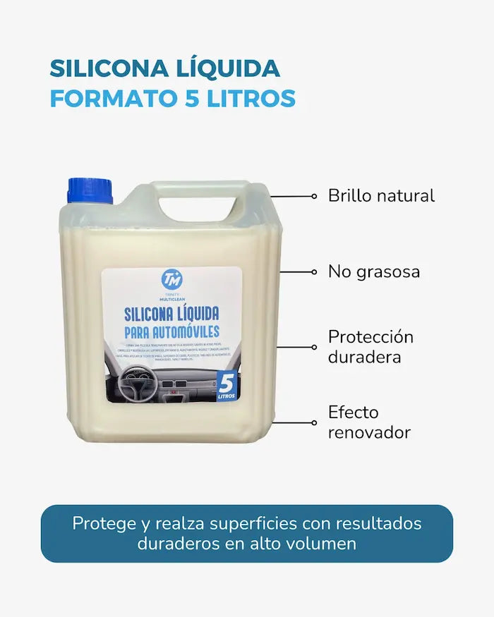 Silicona líquida 5 litros